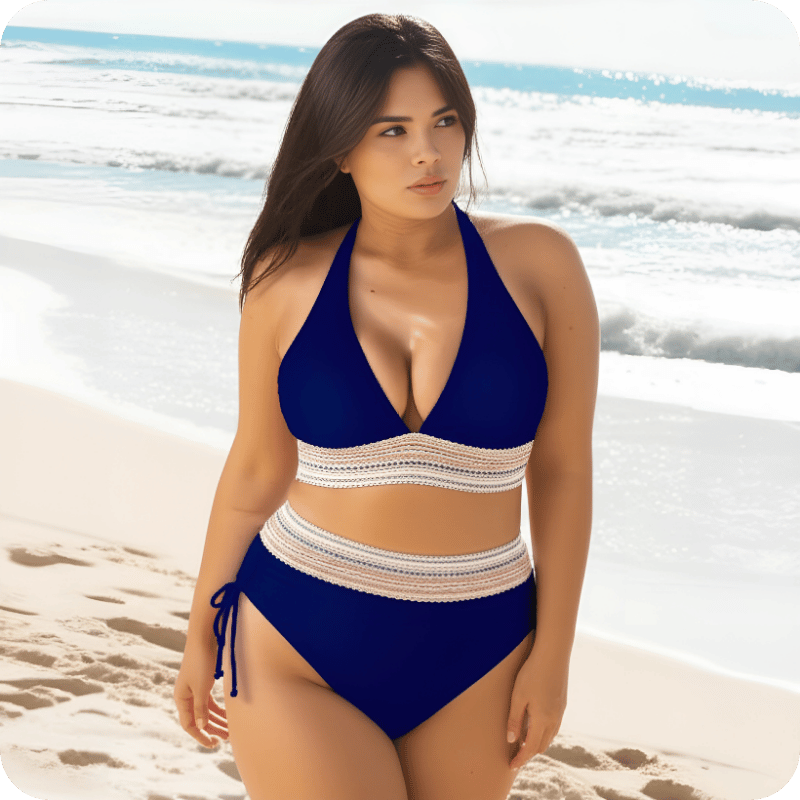 Themis - Bikini taille haute effet sculptant
