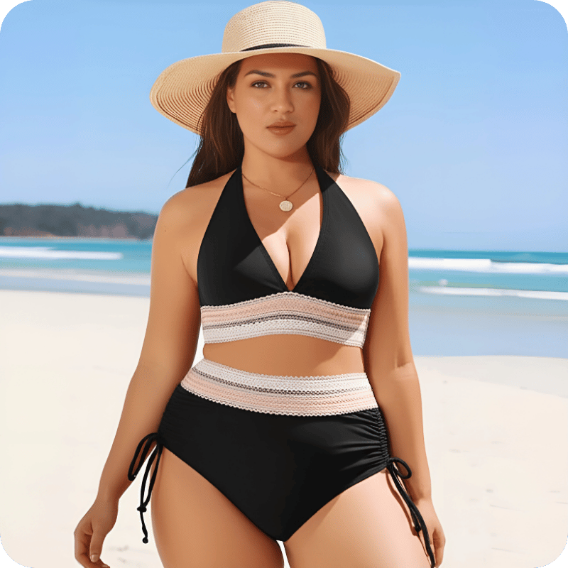 Themis - Bikini taille haute effet sculptant