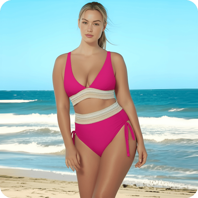 Themis - Bikini taille haute effet sculptant
